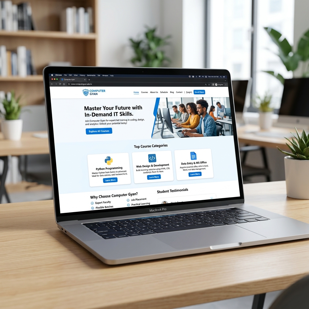Computer Gyan Website - Project by Vishesh Yadav